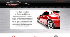 Desktop Screenshot of precisiondent.ca