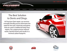 Tablet Screenshot of precisiondent.ca